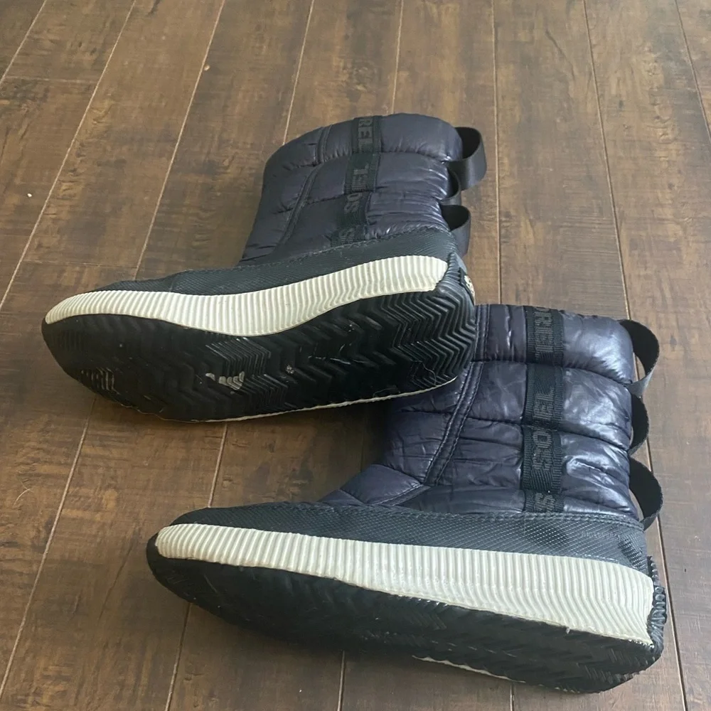 Sorel Out and About Puffy navy waterproof boots - Picture 6 of 10